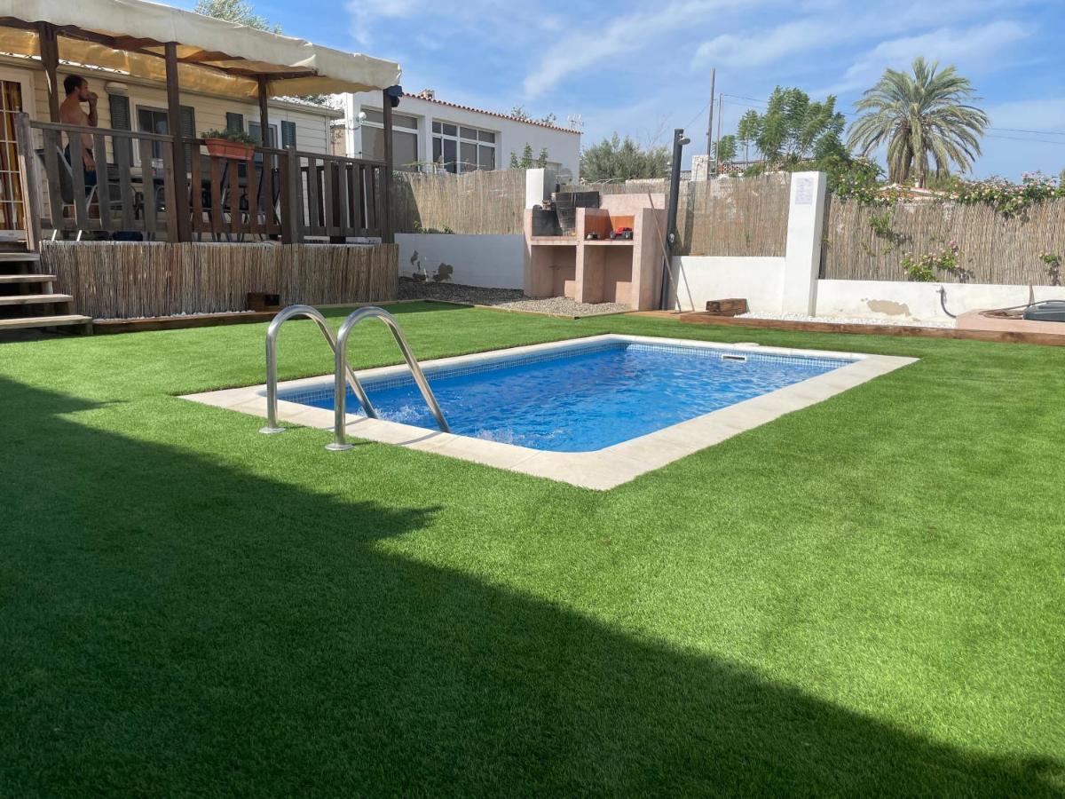 Chalet-Home Familiar "Cal India" "Pet Friendly" Sant Carles De La Rapita Bagian luar foto