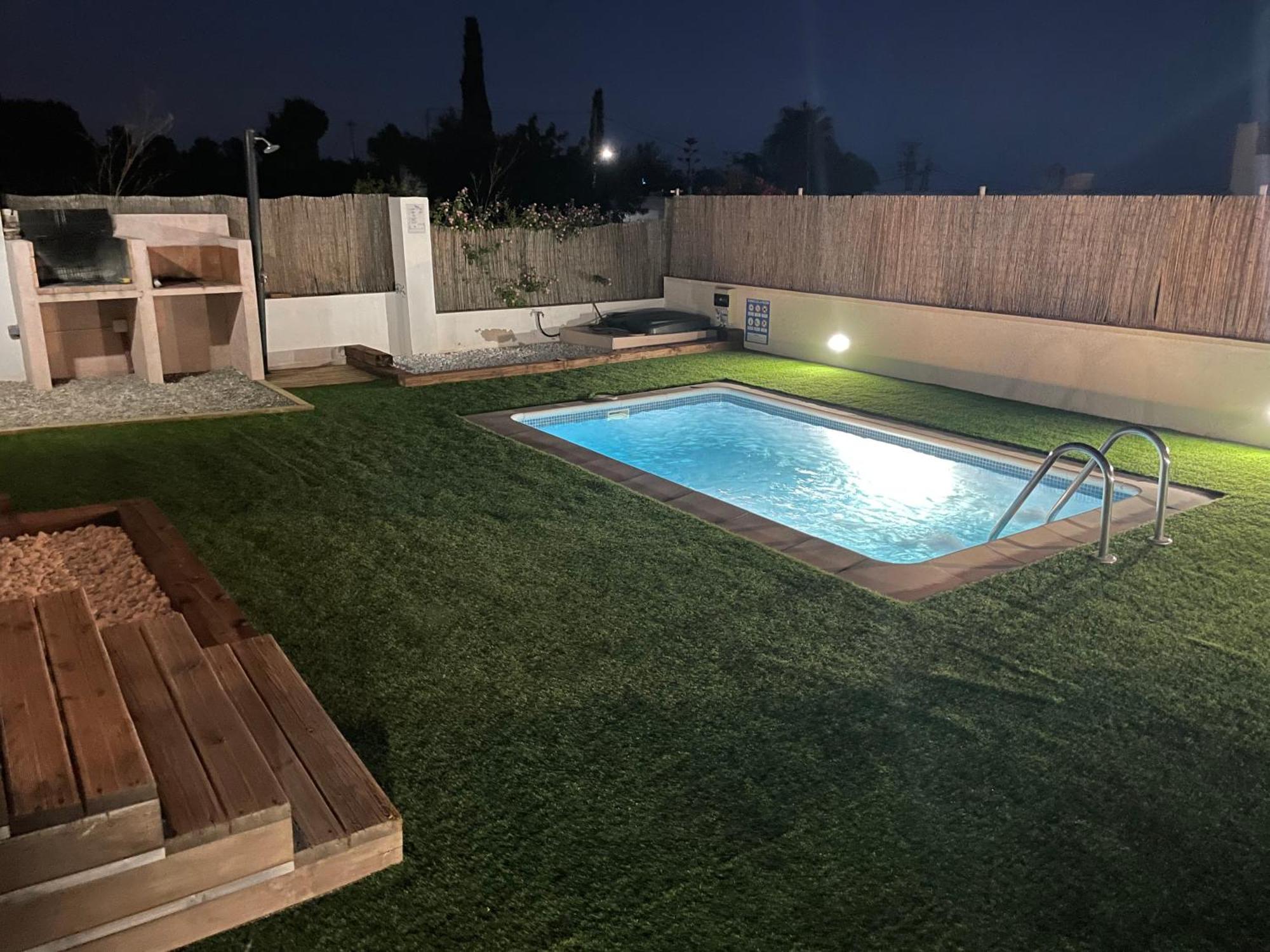 Chalet-Home Familiar "Cal India" "Pet Friendly" Sant Carles De La Rapita Bagian luar foto